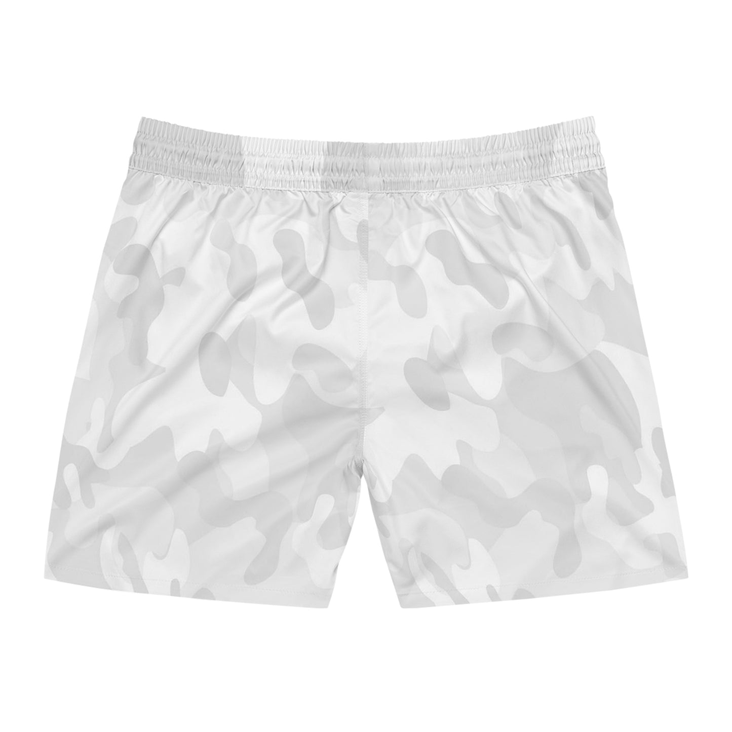 Men's Mid-Length Swim Shorts | Fish Gang | White Camo