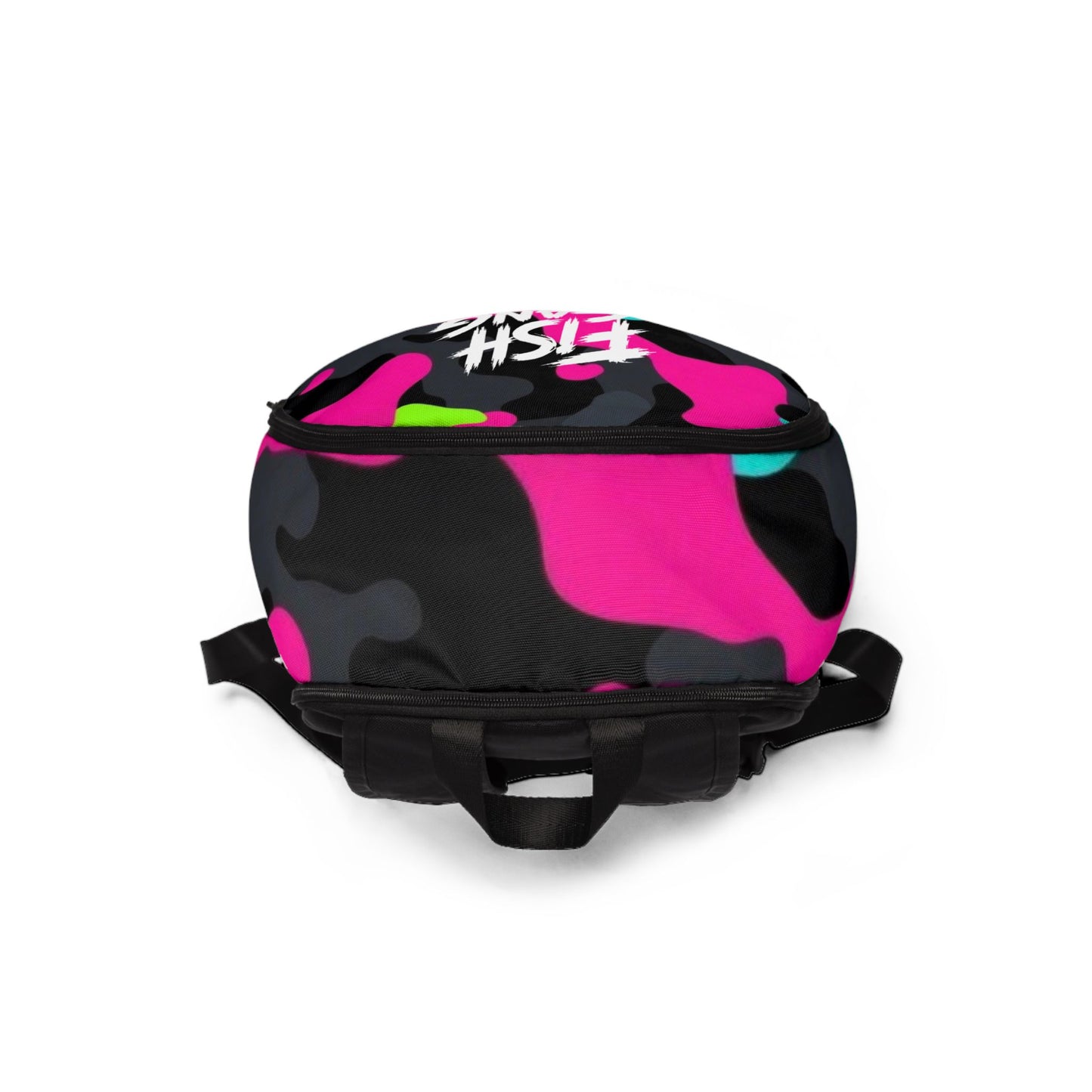 Unisex Fish Gang Backpack | Neon Camo