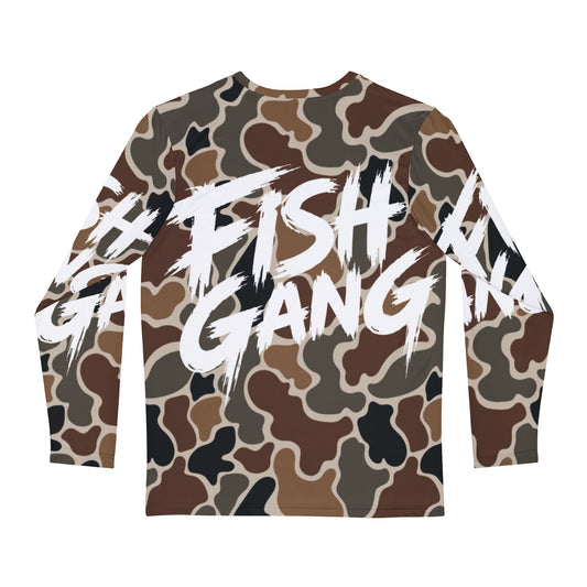 Men's Long Sleeve Shirt | Fish Gang | Duck Camo