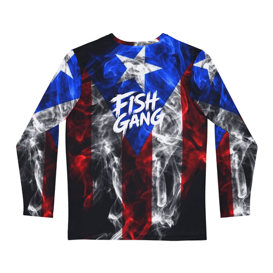 Men's Long Sleeve Shirt | Fish Gang | Puerto Rico | 100% Polyester