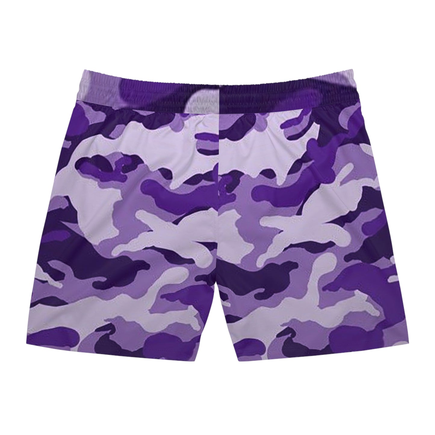 Men's Mid-Length Swim Shorts | Fish Gang | Purple Camo