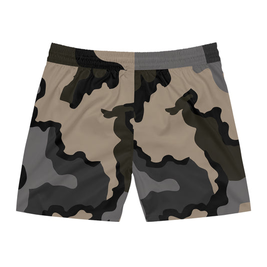 Men's Mid-Length Swim Shorts | Fish Gang | Camouflage