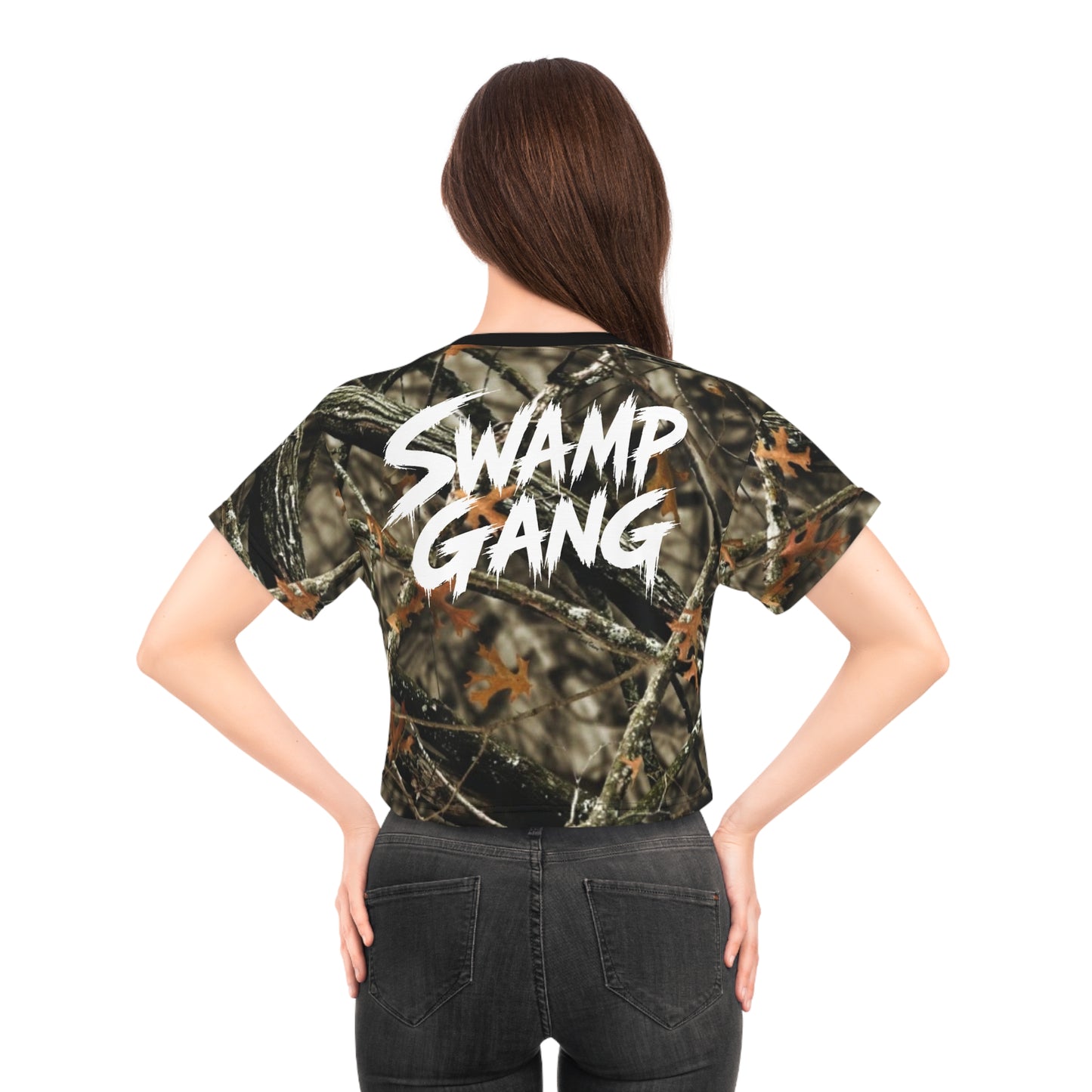 Women’s Crop Tee | Swamp Gang | Mossy Oak Camo