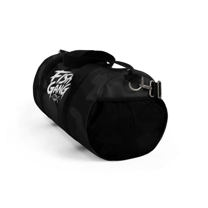 Fish Gang Black Camo Duffel Bag