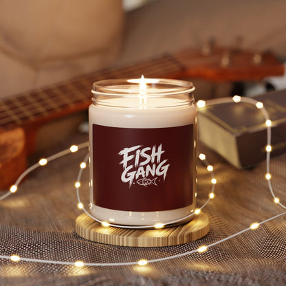 Fish Gang Illustration Candle | 9oz Soy Candle