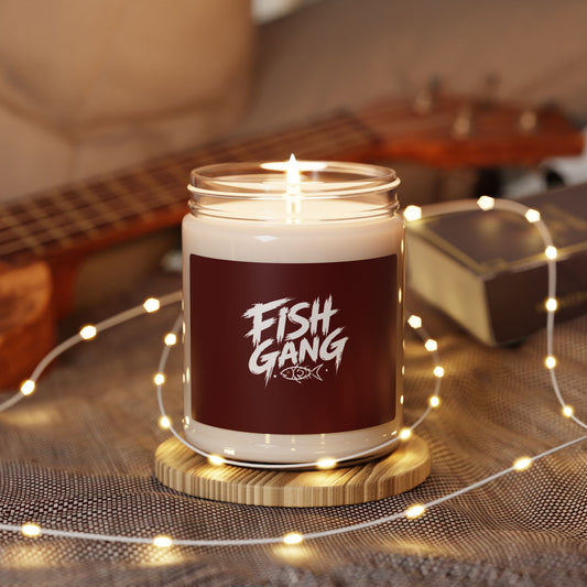 Fish Gang Illustration Candle | 9oz Soy Candle