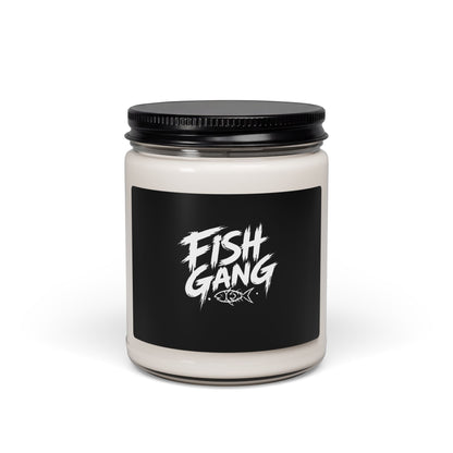 Fish Gang Illustration Candle | 9oz Soy Candle