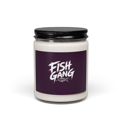 Fish Gang Illustration Candle | 9oz Soy Candle