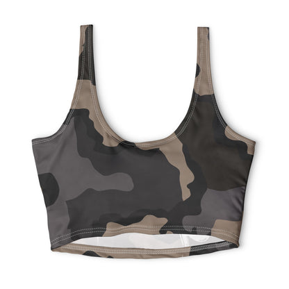 Fish Gang Camo Sports Bra | 100% Polyester