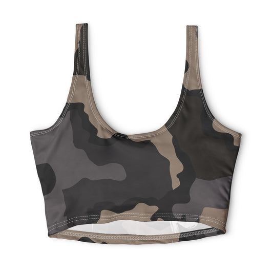 Fish Gang Camo Sports Bra | 100% Polyester