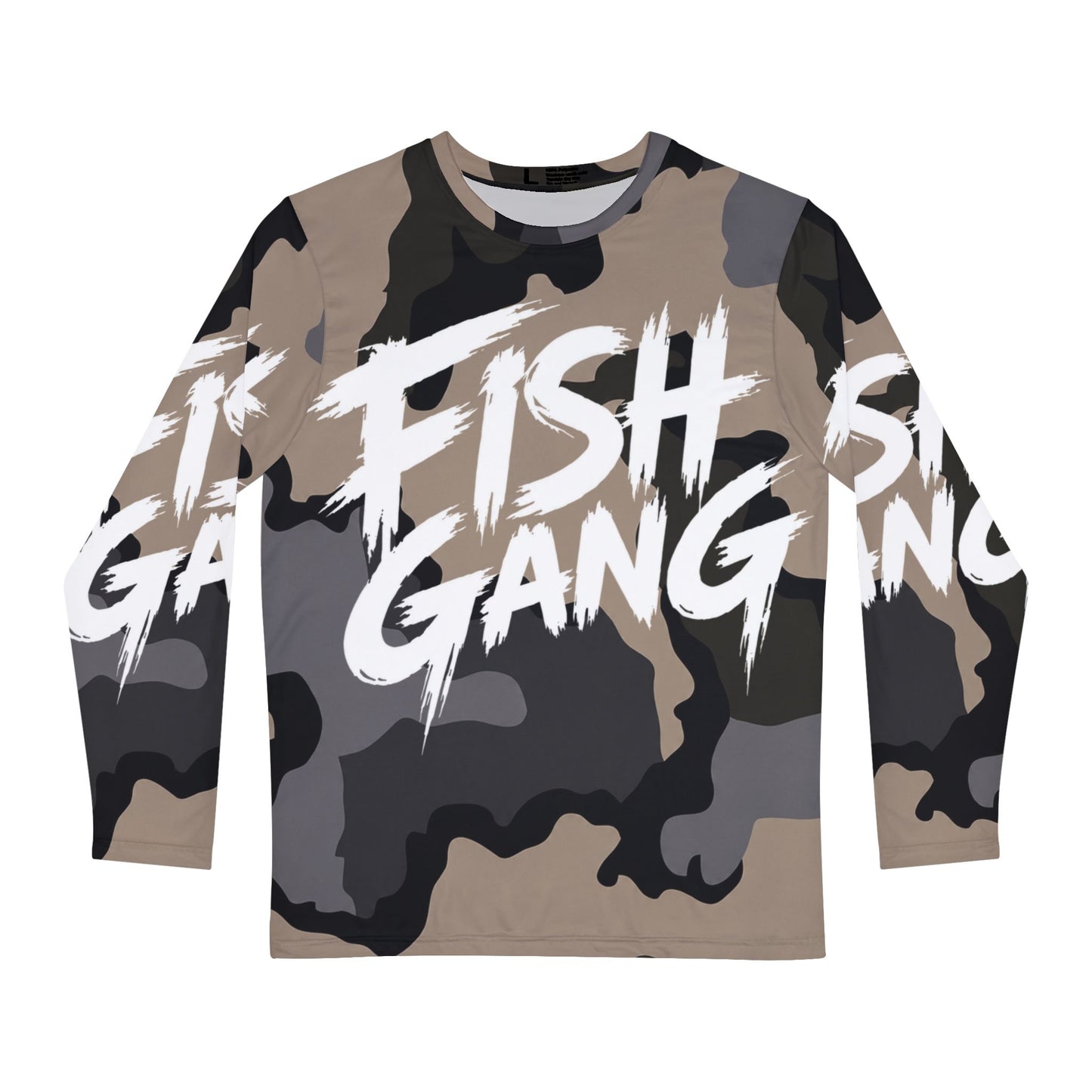 Men's Long Sleeve Shirt | Fish Gang | Desert Camo