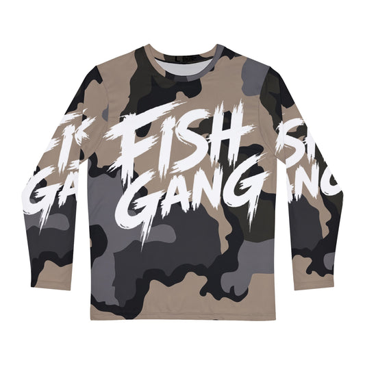 Men's Long Sleeve Shirt | Fish Gang | Desert Camo