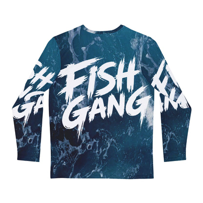 Fish Gang | Long Sleeve Shirt 100% Polyester | Ocean Waters