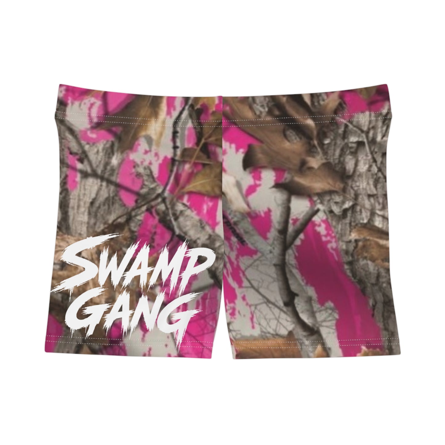 Pink Mossy Oak Camo | Swamp Gang | Women's Shorts | Swim/Activewear