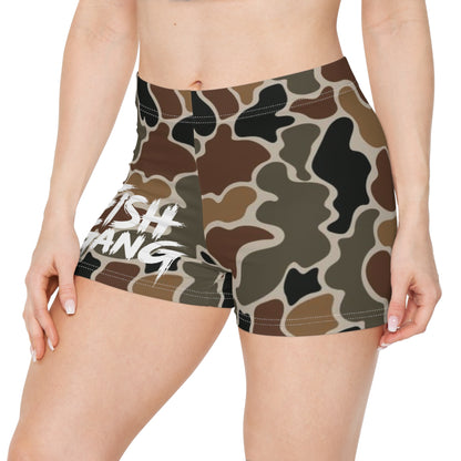Duck Camo | Fish Gang | Women's Shorts | Swim/Activewear