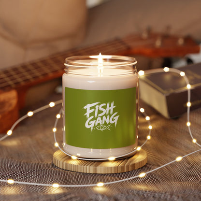 Fish Gang Illustration Candle | 9oz Soy Candle