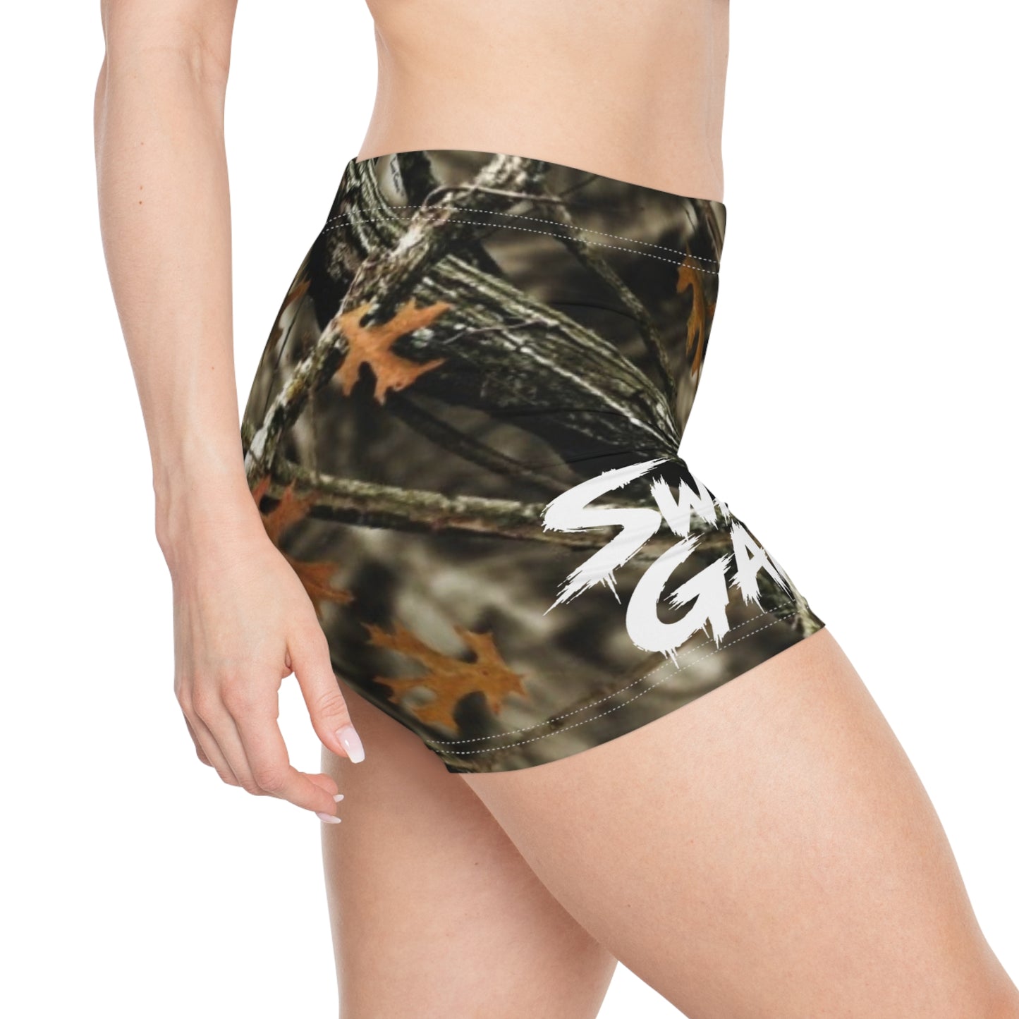 Mossy Oak Camo | Swamp Gang | Women's Shorts | Swim/Activewear