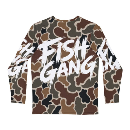 Men's Long Sleeve Shirt | Fish Gang | Duck Camo