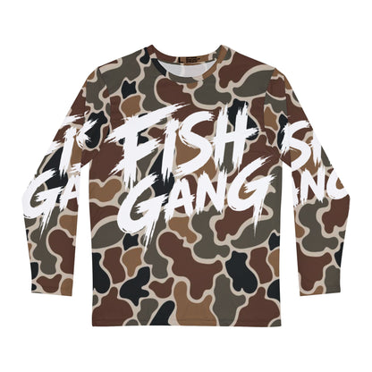 Men's Long Sleeve Shirt | Fish Gang | Duck Camo