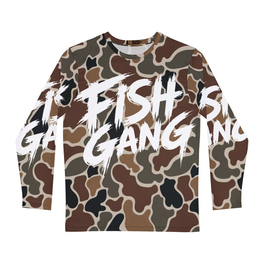 Men's Long Sleeve Shirt | Fish Gang | Duck Camo