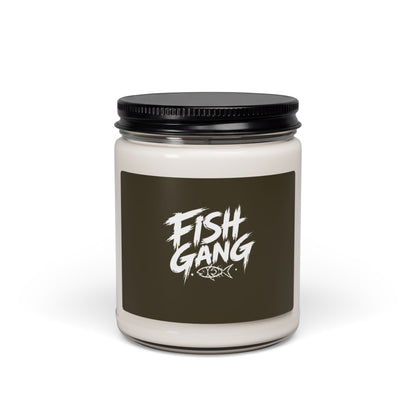 Fish Gang Illustration Candle | 9oz Soy Candle