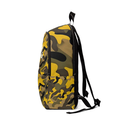 Unisex Fish Gang Backpack | Yellow Camo