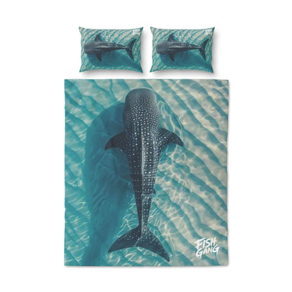 Quilt Cover Set Of Three | Fish Gang | Live Free, Reel Free