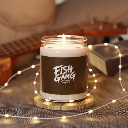 Fish Gang Illustration Candle | 9oz Soy Candle