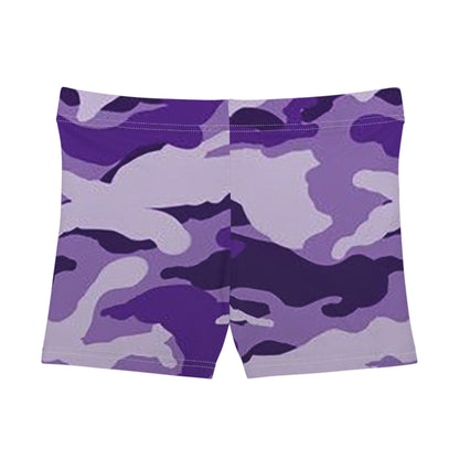 Purple Camo | Fish Gang | Women's Shorts | Swim/Activewear