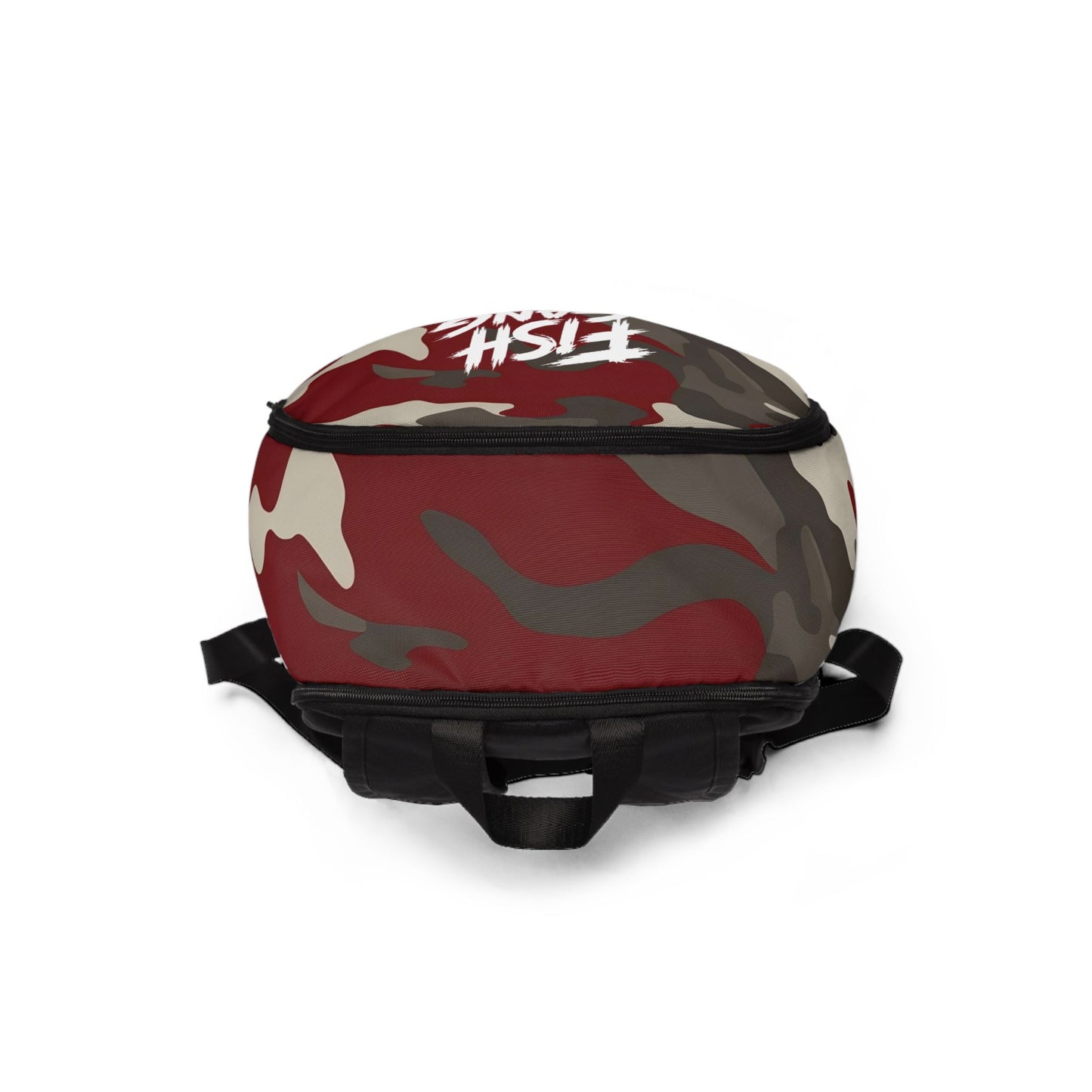 Unisex Fish Gang Backpack | Red Camo