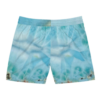 Men's Mid-Length Swim Shorts | Fish Gang | Larimar Stone Design