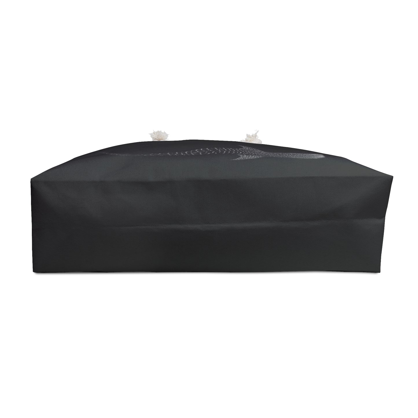 Whale Shark Weekender Bag — Minimal Ocean Travel Tote - Black