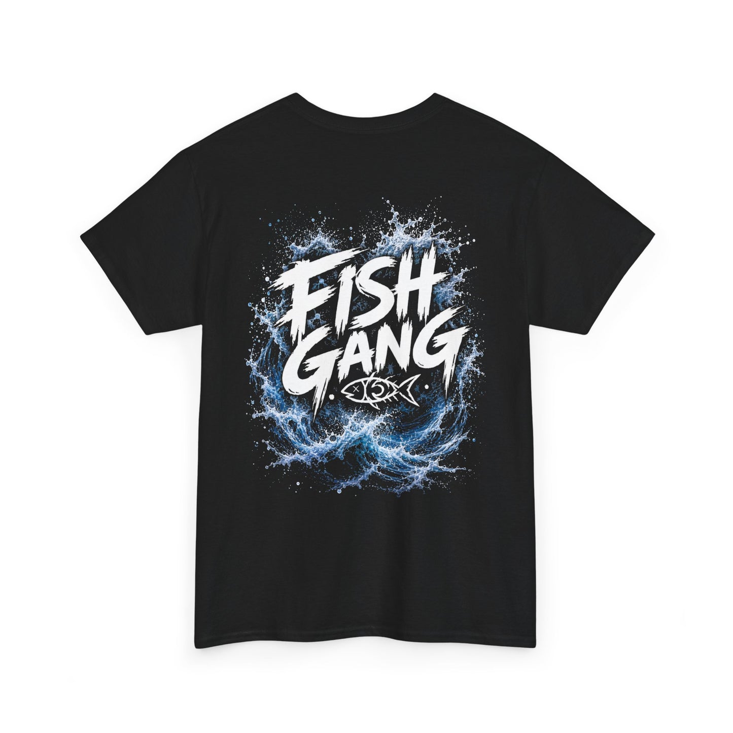 Unisex Heavy Cotton Tee | Fish Gang Blue