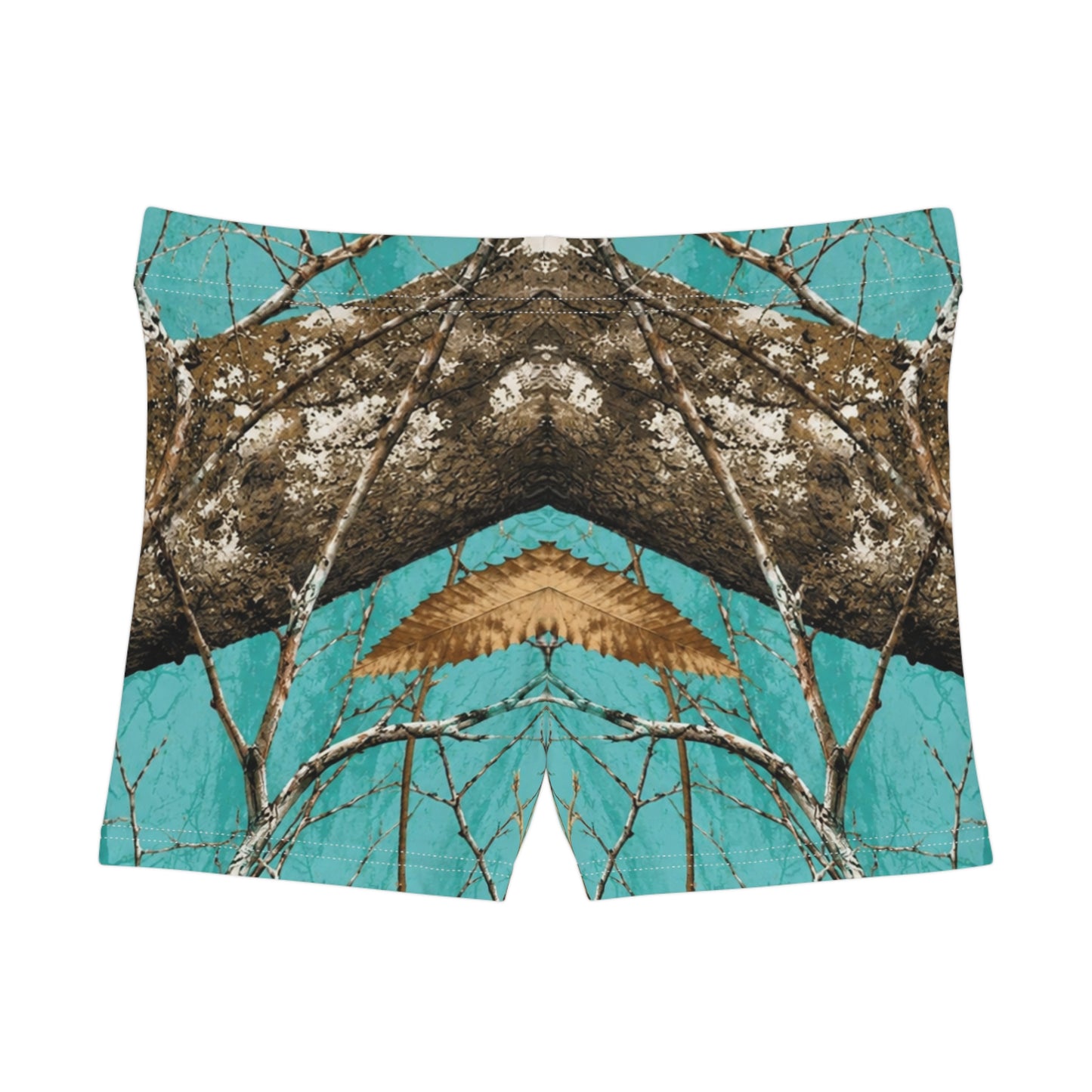 Teal Mossy Oak Camo | Swamp Gang | Women's Shorts | Swim/Activewear