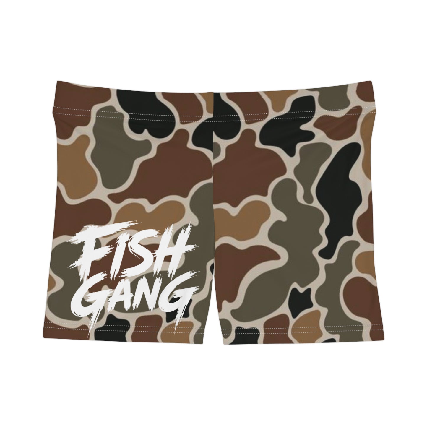 Duck Camo | Fish Gang | Women's Shorts | Swim/Activewear