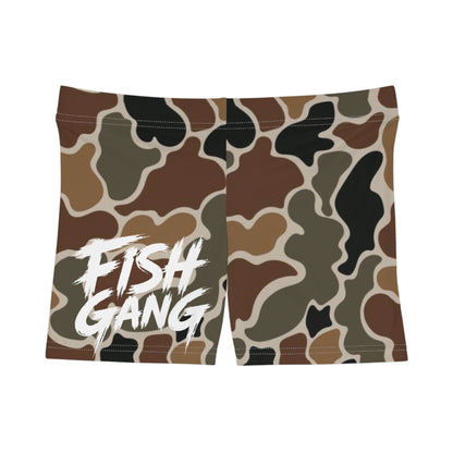 Duck Camo | Fish Gang | Women's Shorts | Swim/Activewear