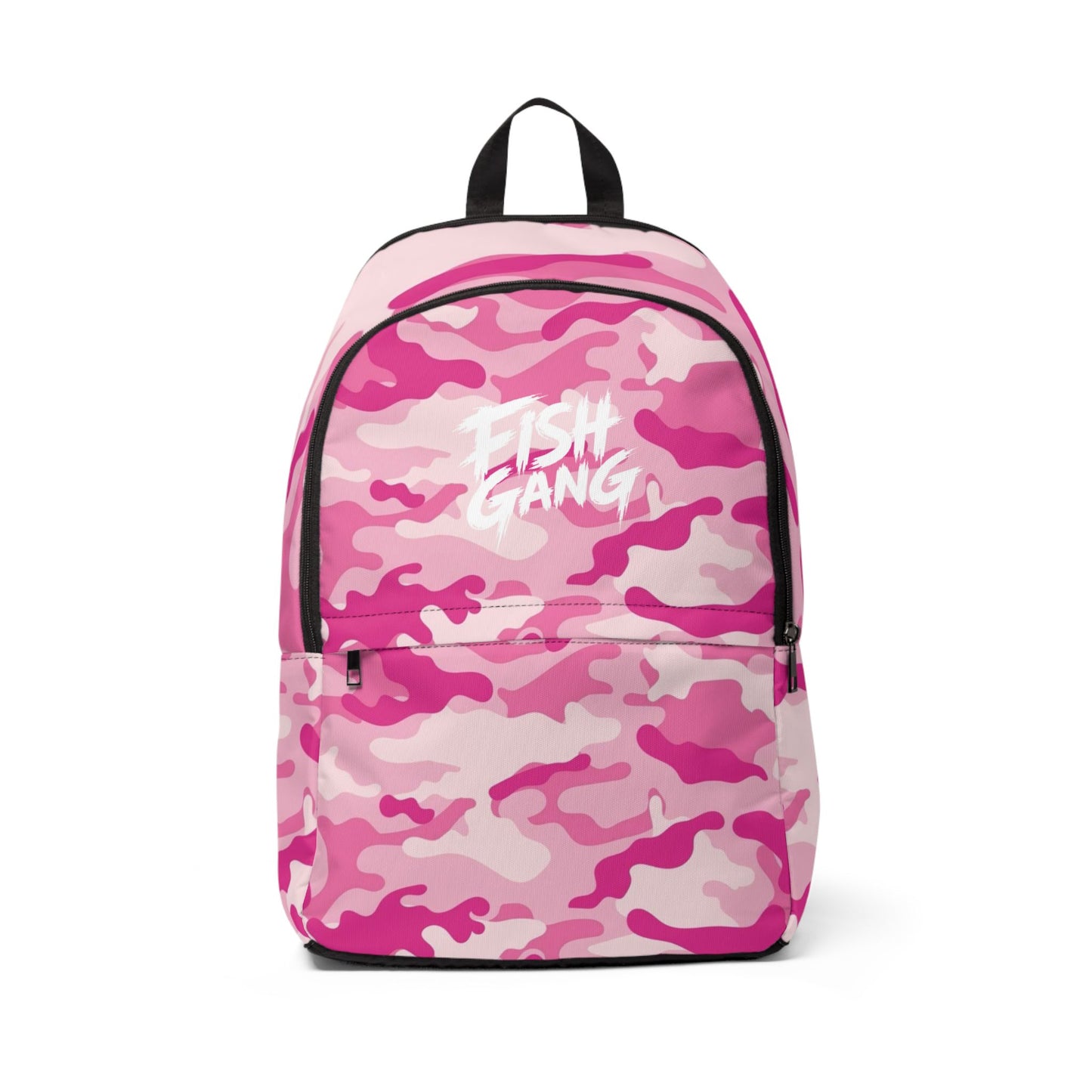 Unisex Fish Gang Backpack | Pink Camo