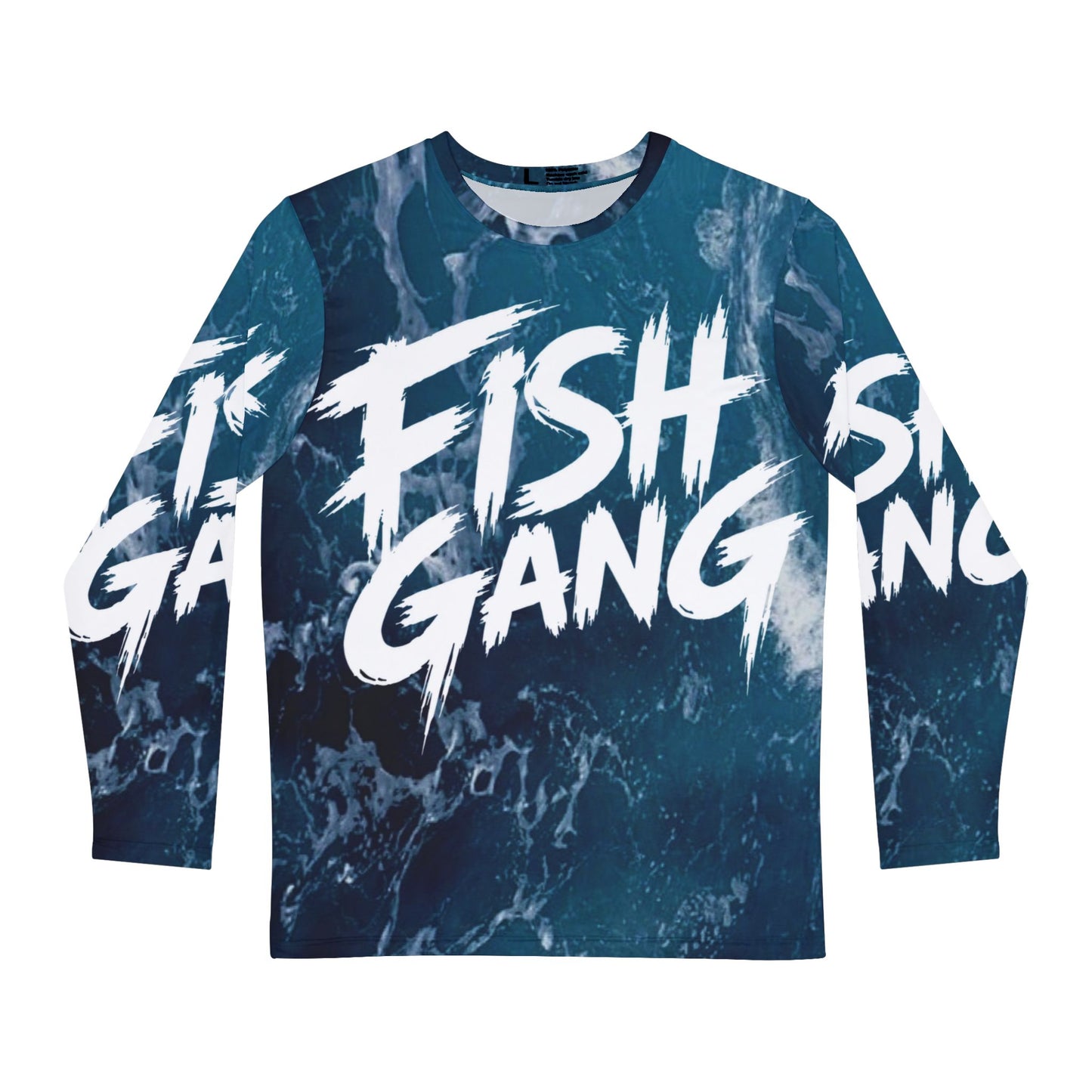 Fish Gang | Long Sleeve Shirt 100% Polyester | Ocean Waters