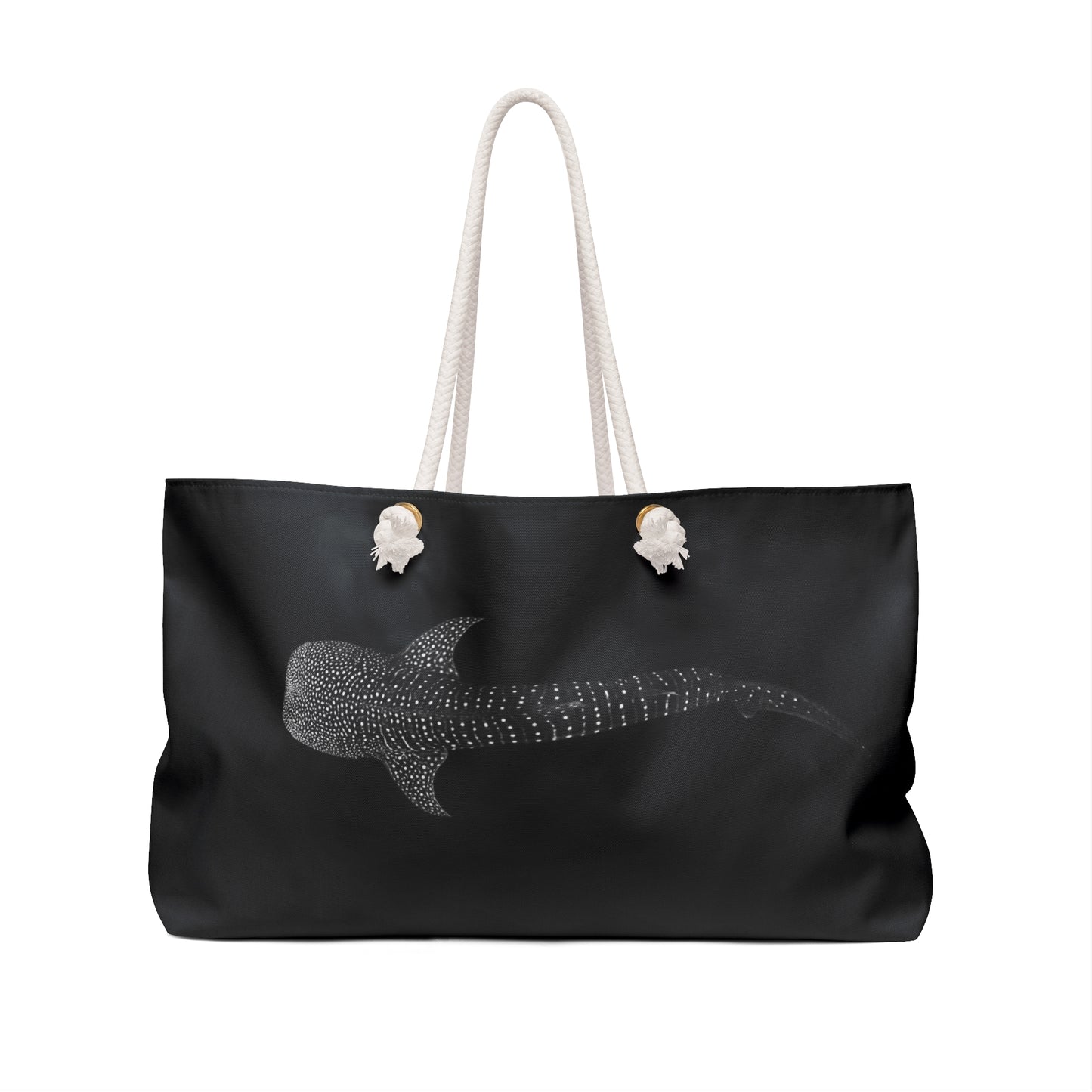 Whale Shark Weekender Bag — Minimal Ocean Travel Tote
