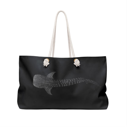 Whale Shark Weekender Bag — Minimal Ocean Travel Tote