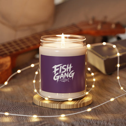 Fish Gang Illustration Candle | 9oz Soy Candle