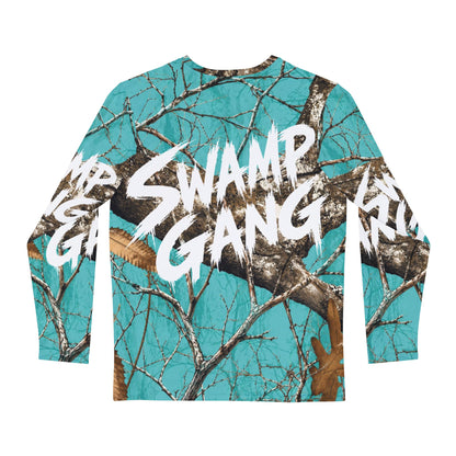 Men's Long Sleeve Shirt | Swamp Gang | Teal Mossy Oak