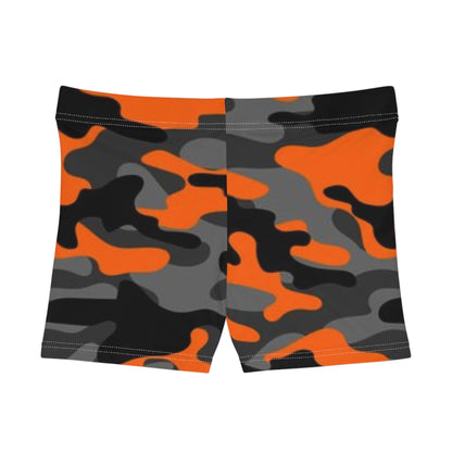 Orange Camo | Fish Gang | Women's Shorts | Swim/Activewear