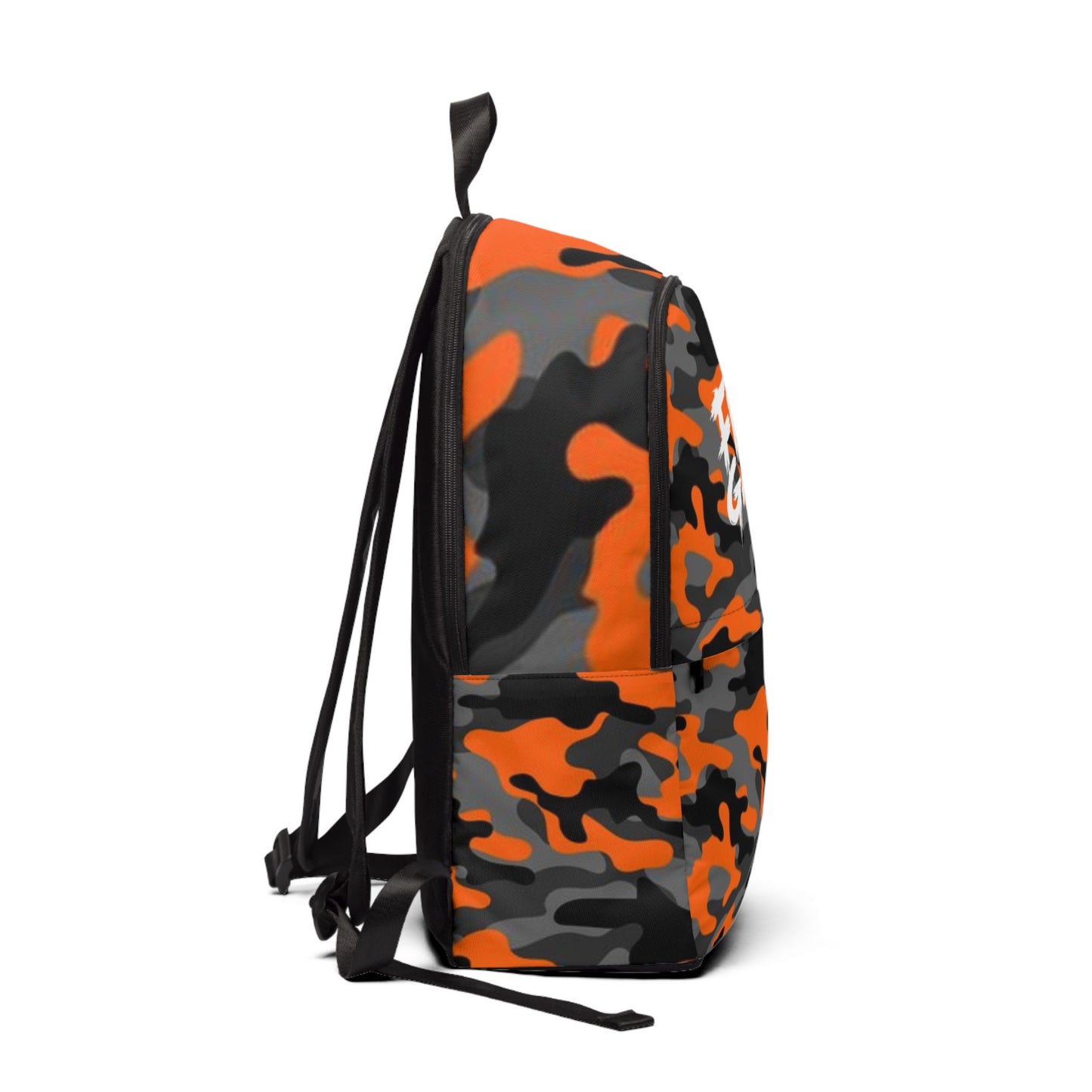 Unisex Fish Gang Backpack | Orange Camo