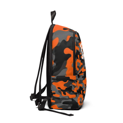 Unisex Fish Gang Backpack | Orange Camo