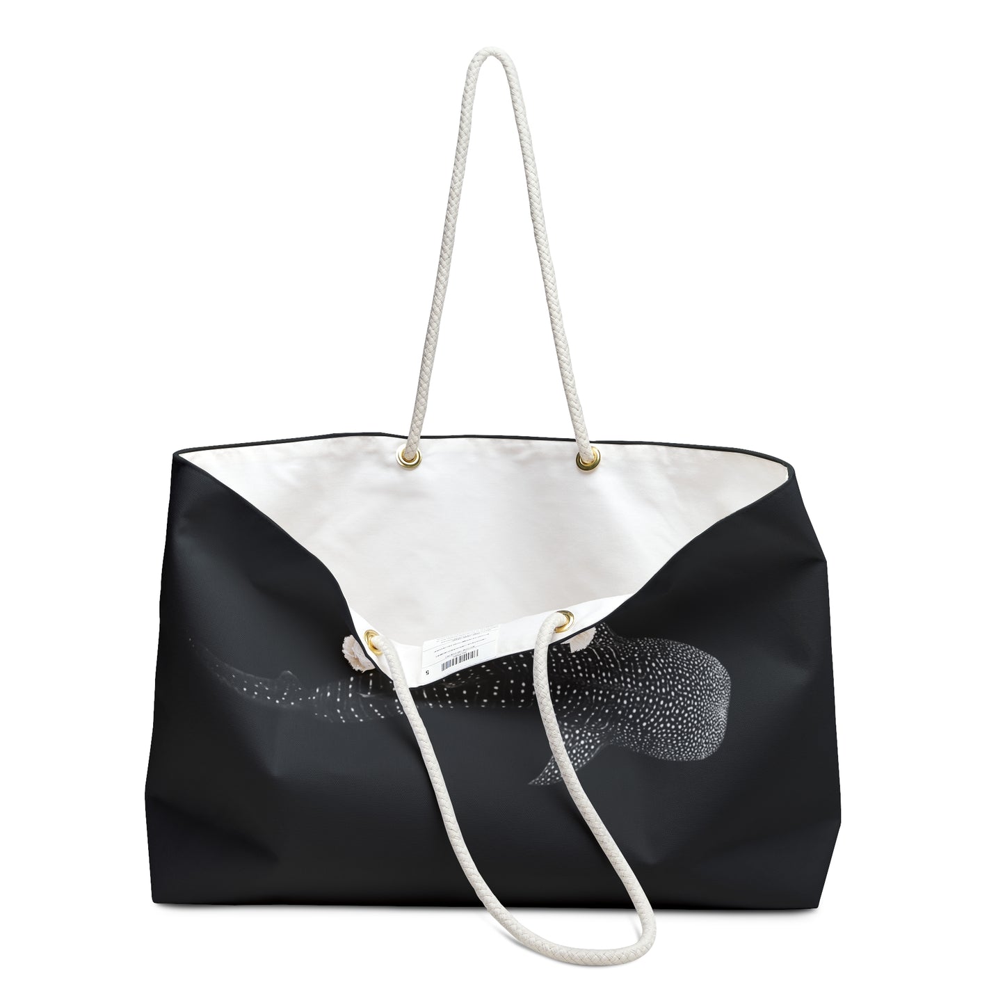 Whale Shark Weekender Bag — Minimal Ocean Travel Tote