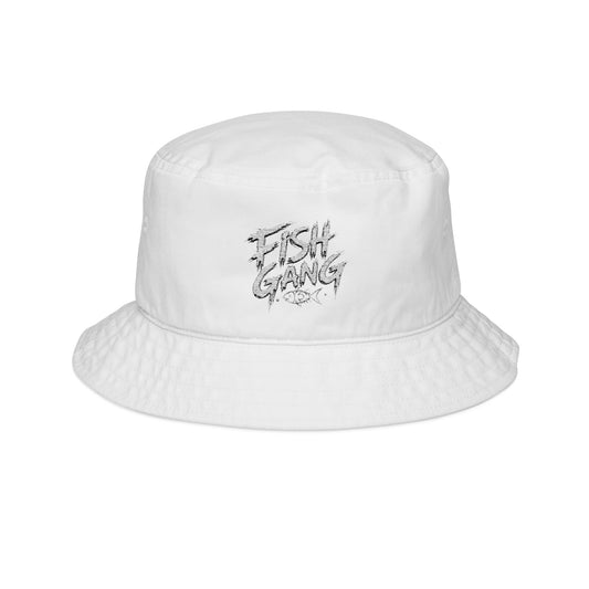 Fish Gang | embroidered Bucket Hat | Fishing Logo hat