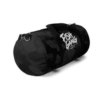 Fish Gang Black Camo Duffel Bag