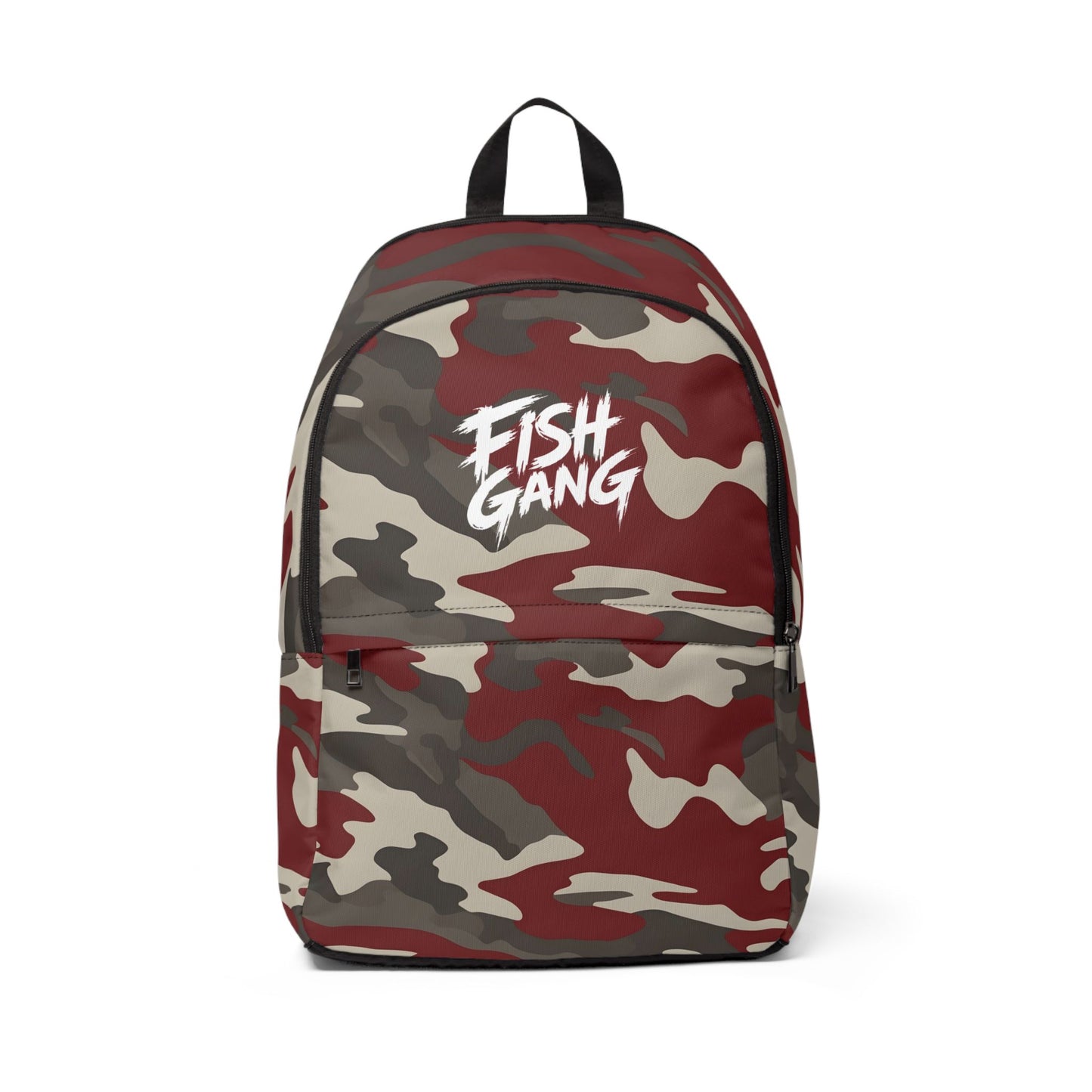 Unisex Fish Gang Backpack | Red Camo
