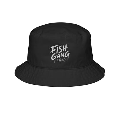 Fish Gang | embroidered Bucket Hat | Fishing Logo hat